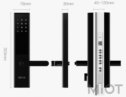 Розумний замок Lock Classic Black